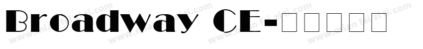 Broadway CE字体转换